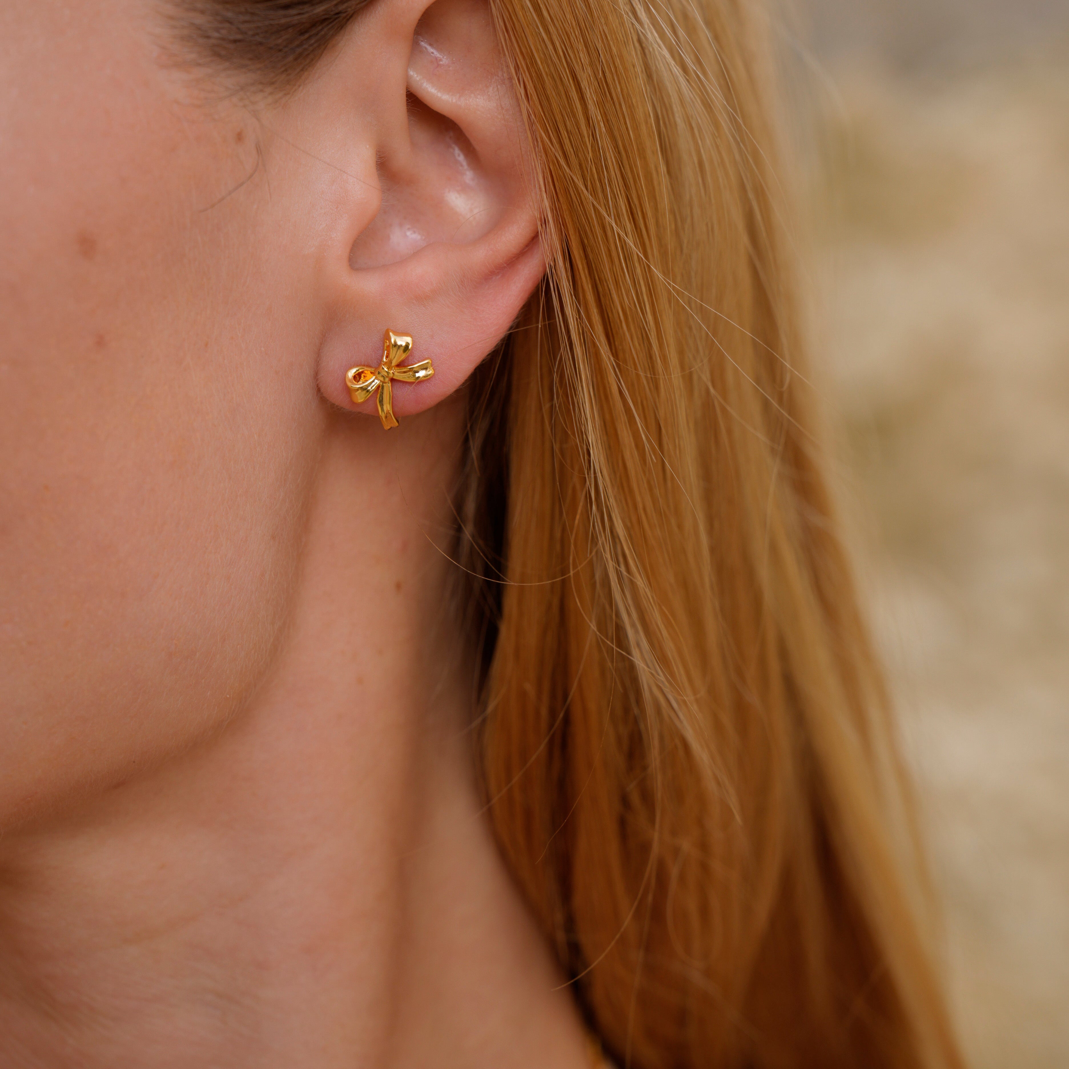 Aine Bow Studs 1