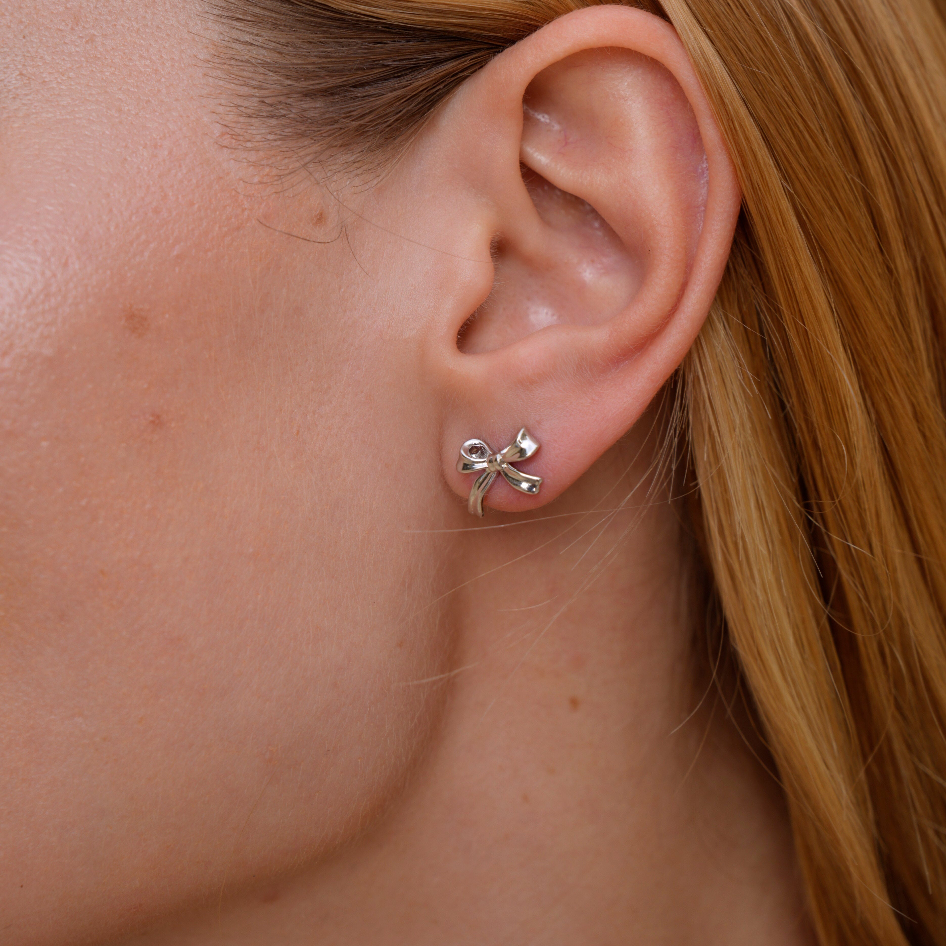 Aine Bow Studs 4
