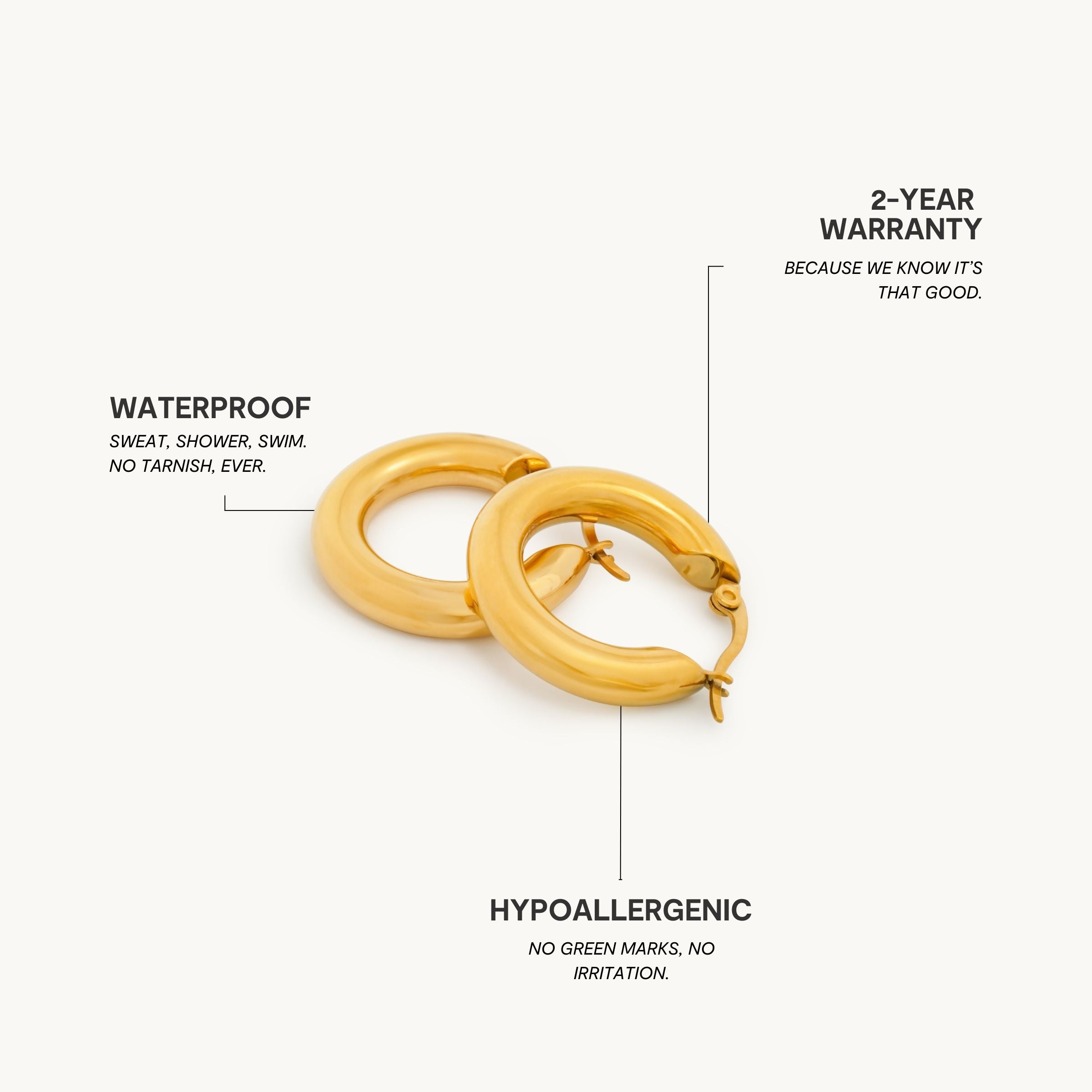 Caspian Hoops Oorbellen 4