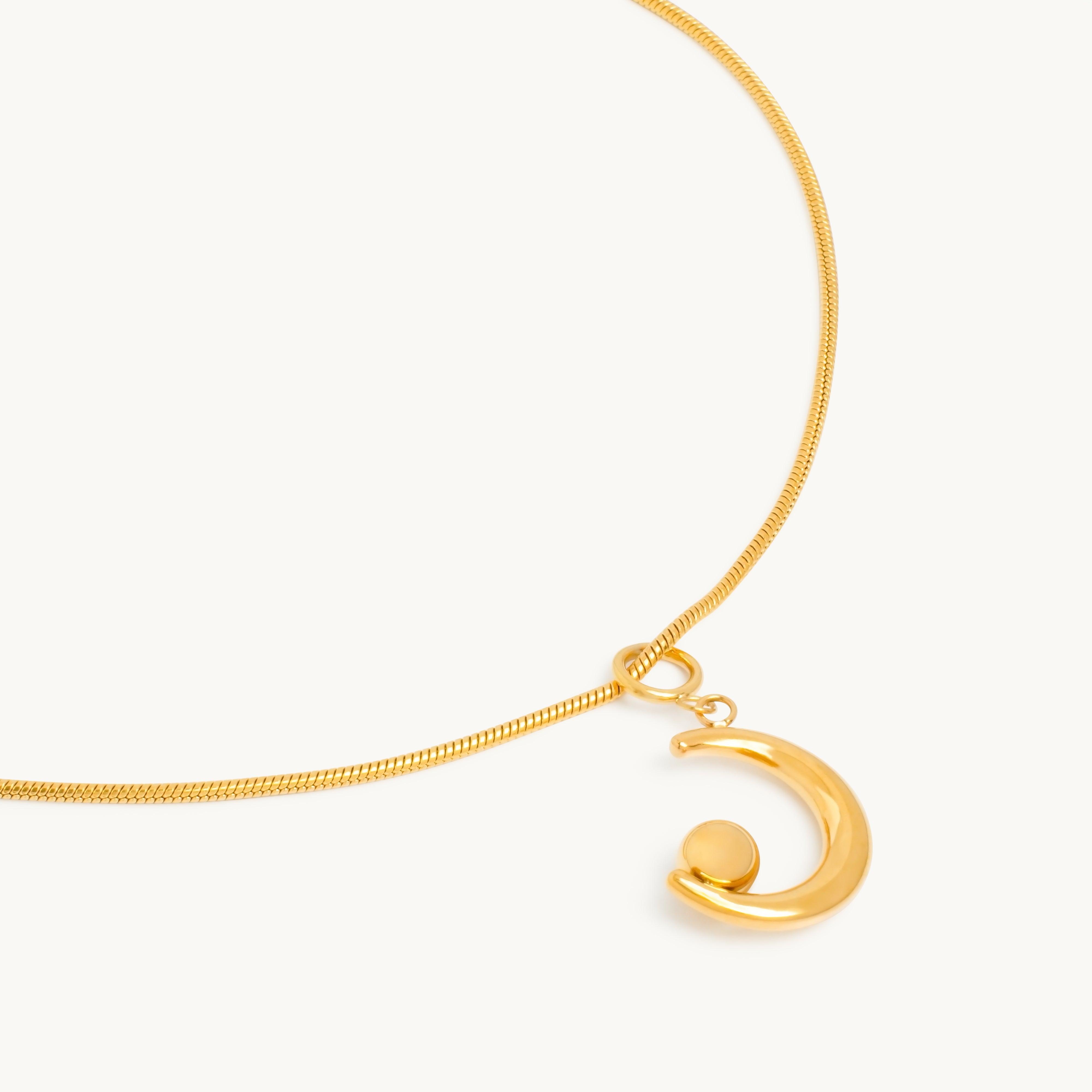 Halve maan ketting 0