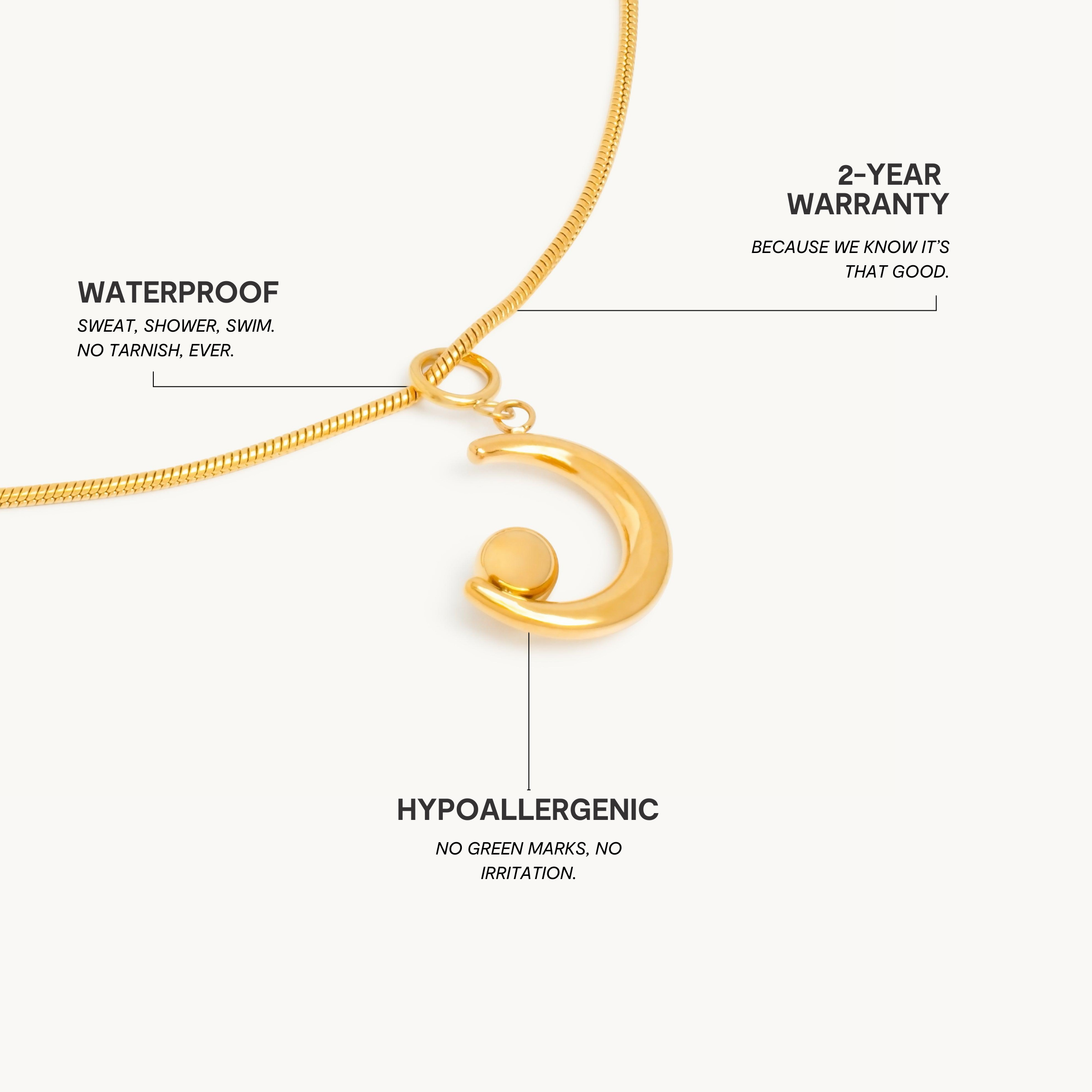 Halve maan ketting 3