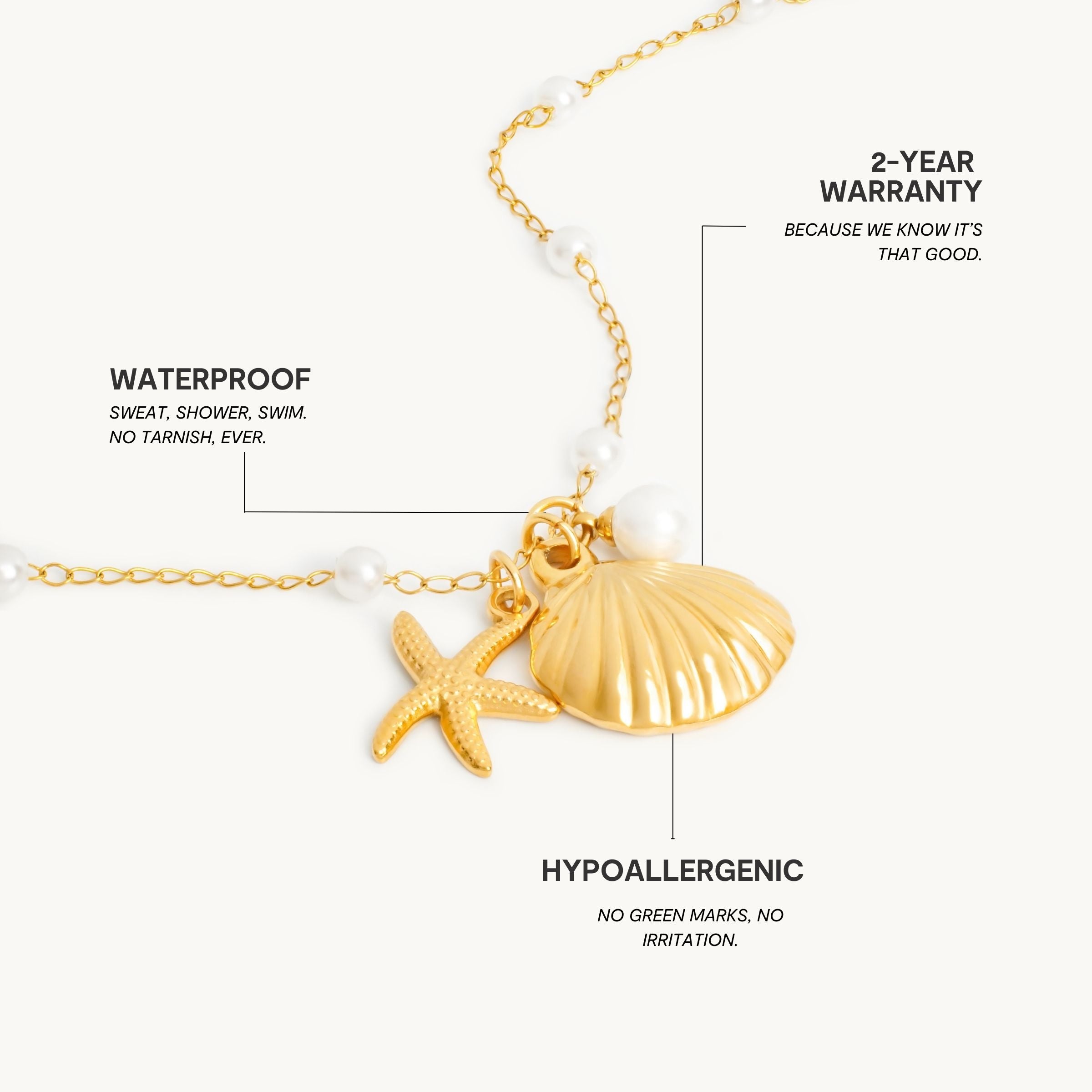 Maanverlichte zee ketting 2