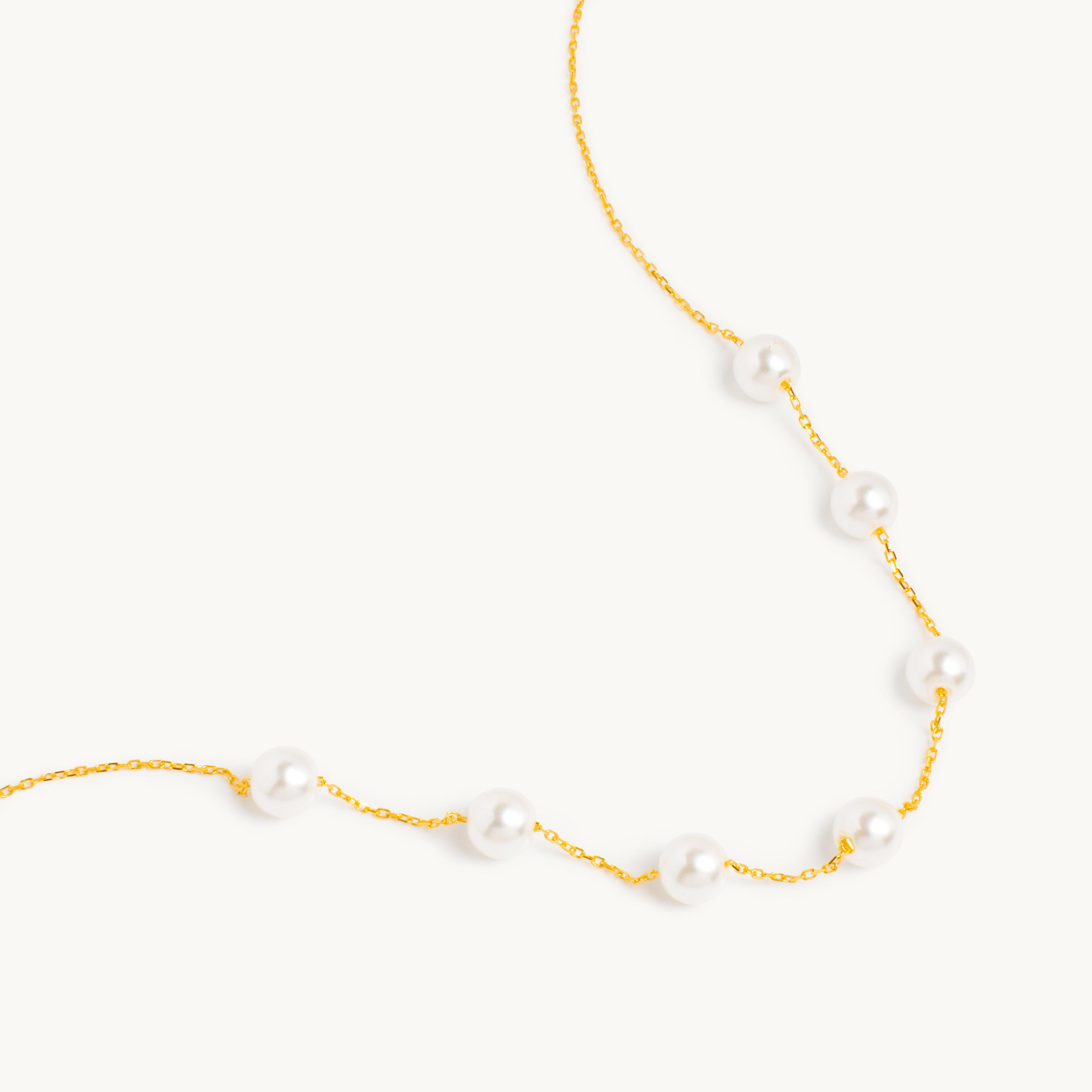 Getijdenparel ketting 0