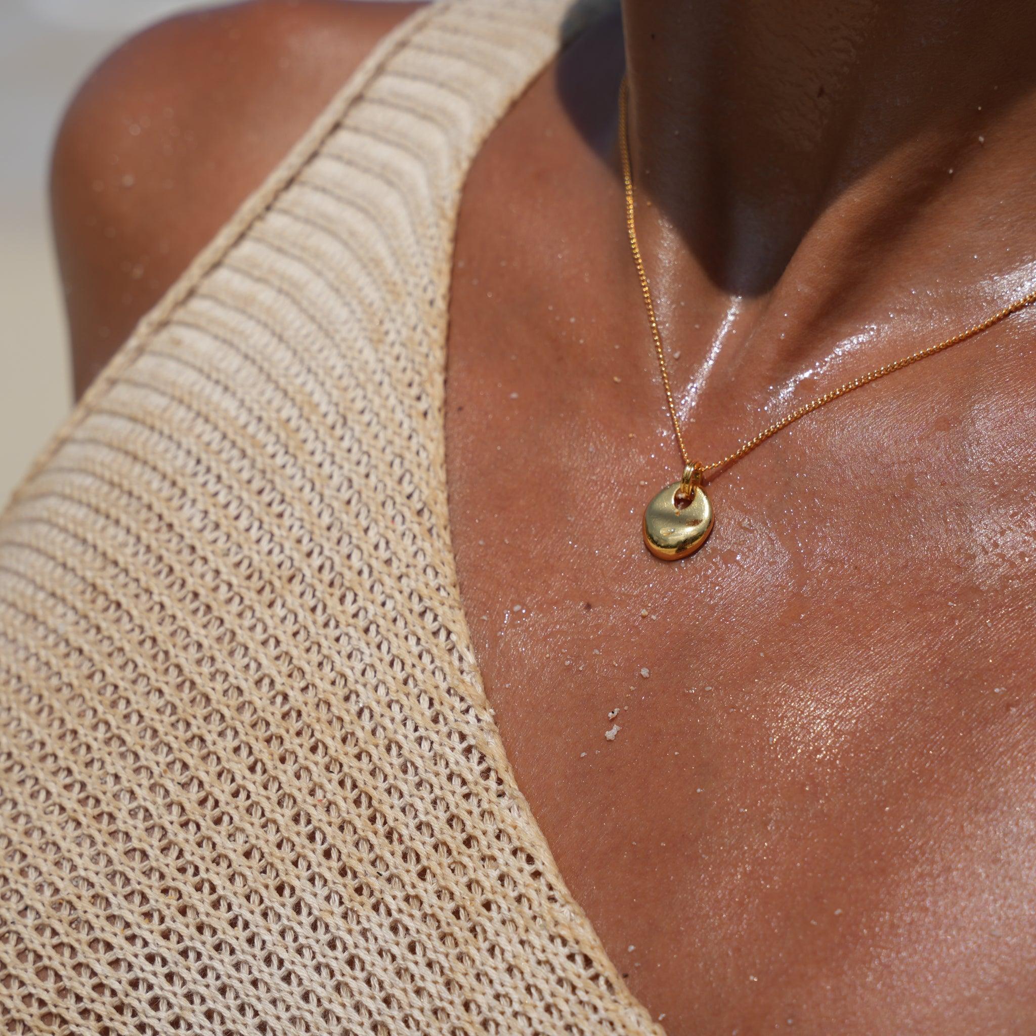 Oceaan kiezel ketting 1