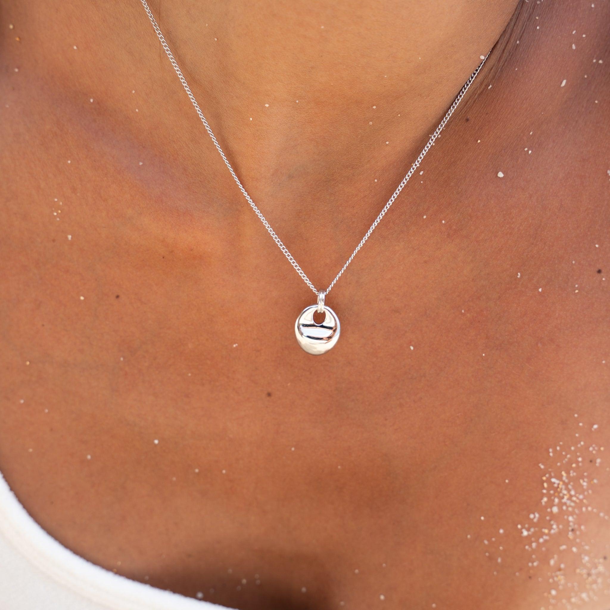 Oceaan kiezel ketting 7